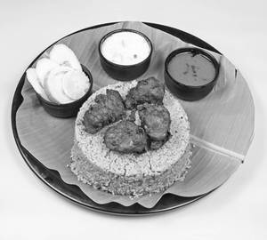 Kabab biryani