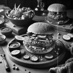 Veg burger                                                  