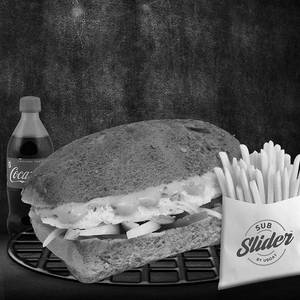 Masala Egg & Cheese Slider + Fries + 250ml Coke