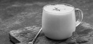 Hot badam milk