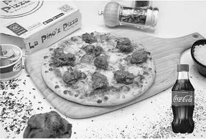 Exotic Tikka Pizza + Coke [250 Ml]
