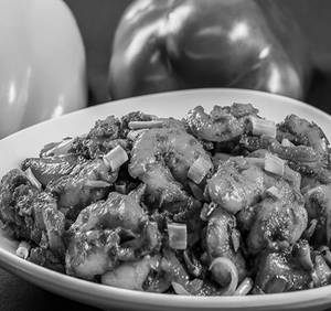Prawn In Green Pepper Dry