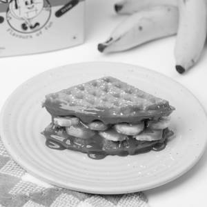 Banana Salted Caramel Waffle