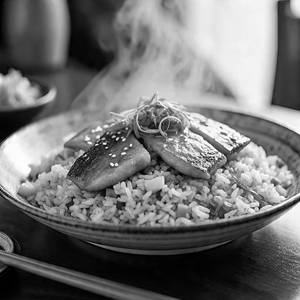 Veg Fried Rice & Wok Fried Fish Combo