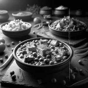 Matar Paneer                                                