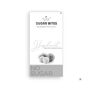 Ray No Sugar Chocolate Couverture Hazelnut [90 G]