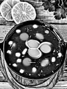 Veg lemon coriender soup