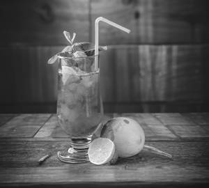 Blue caraco mojito