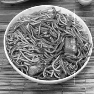Triple Schezwan Noodles Fish