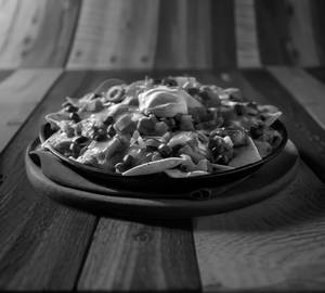 Cheese loaded nachos