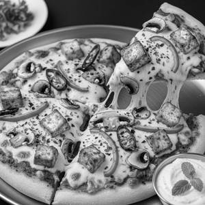 9'' Mushroom Capsicum Pizza
