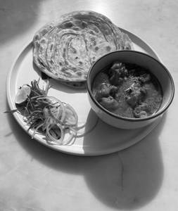 Andhra Chicken Curry With Dosa/ Bagara Rice