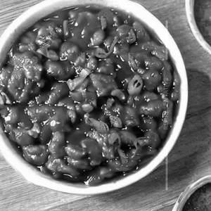 Soyabean manchurian [gravy]