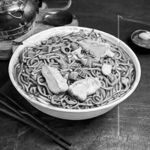 Hot Garlic Pot Noodles [Fish]