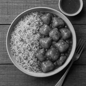 Veg Fried Rice + Paneer Chilli Manchurian