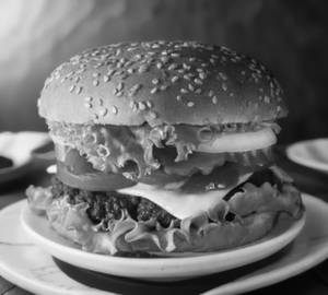 Veg cheese burger