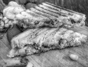 Paneer corn sandwich