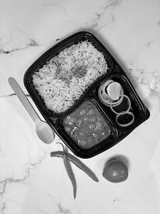 Jeera Rice + Chole Masala