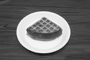 Naked Nutella Round Waffle