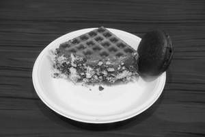 Choco Pie Round Waffle