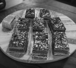 Wild chocolate pastry