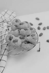 Coconut Badam Cookies.