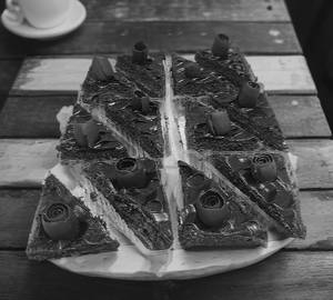 Truffle chocolate pastry