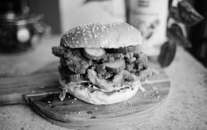 Crispy Mushroom Juicy Burger
