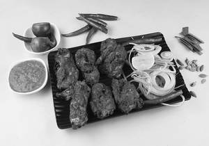 Chicken Hariyali Kebab (6 Pcs)