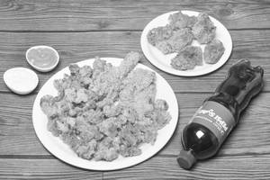 Crispy Chicken Hot Wings [8 Pieces]chicken Popcorn [10 Pieces]
