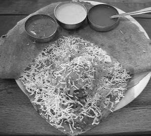 Butter paneer dosa
