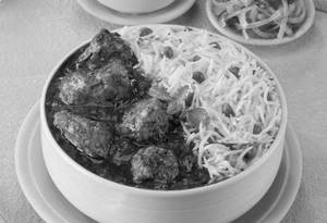 Dhaba Style Mutton With Rice