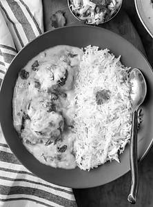 Kadi Pakoda Rice Combo