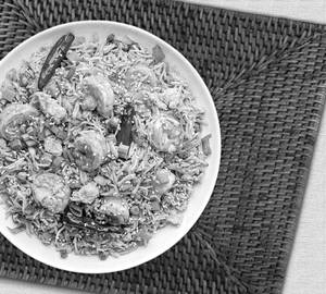  Prawns Schezwan Fried Rice