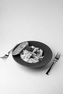 Penne Alfredo Pasta Non Veg