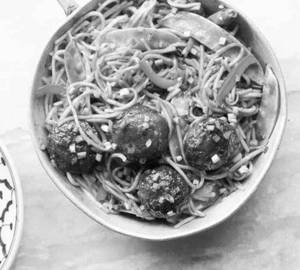 Veg Manchurian Noodles