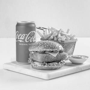 Crispy Paneer Burger [1 Piece] French Fries [1 Piece] Cold Drinks [1 Litres]