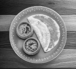 Ghee karam dosa