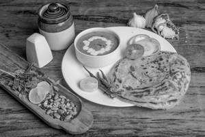 Dal Paratha combo