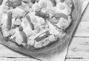 Corn Capsicum Pizza(4Slice)