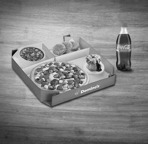 5 Course Meal: Veg Loaded Pizza