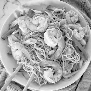 Prawns Hakka Noodles