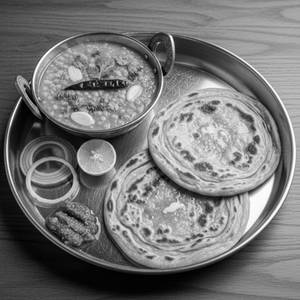 Dal Fry +2 Laccha Paratha