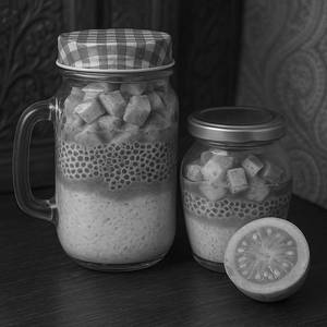 Mixed Fruits Chilli Overnight Oats [Glass Jar] [100% Pure Honey]