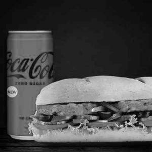 Aloo Patty Sandwich (15cm) + Coke(save 31%)