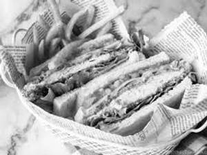 Crunchy chicken sandwich