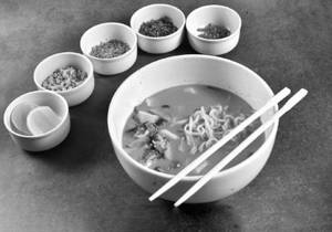 Jain Burmese Khowsuey