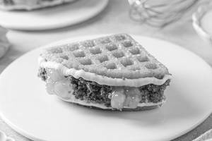 Mango Cheesecake Waffle