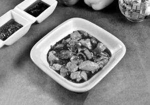 Pok Choy With Lotus Root Mountain Chilli Sauce Wok