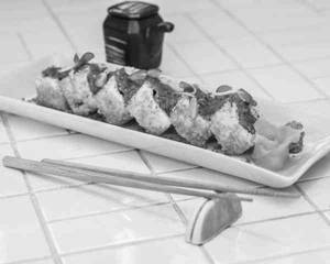 Midnight Alaskan Salmon Sushi Roll